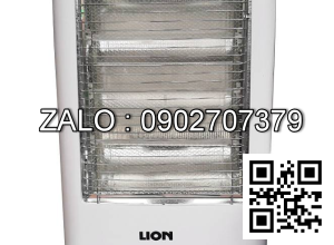 Quạt sưởi Halogen Lion Q10 3 bóng 1200w