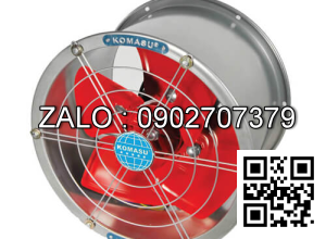 Quạt thông gió công nghiệp có motor tản nhiệt Komasu