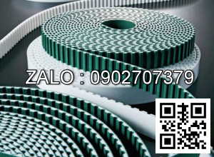 Dây đai công nghiệp 2 mặt răng caosu, pu ds5m