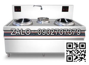 Bếp từ Okasu công nghiệp đôi 15KW mặt lõm BT15-L2