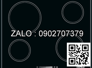 Bếp từ 4 vùng nấu Hafele HC-R604A