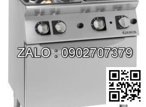 Bếp Âu 2 họng kèm mặt nấu phẳng dùng gas Giorik TG74FTL