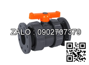 van bi nhựa PVC mặt bích D63