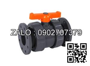 van bi nhựa PVC mặt bích D90