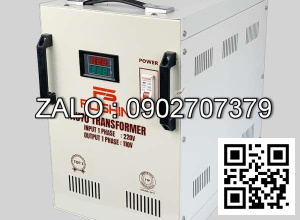 Biến ápt tự ngẫu 3P 380V/220V 40KVA - Dây Đồng - Nhản hiệu : Fushin