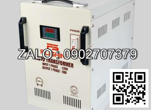 Biến ápt tự ngẫu 3P 380V/220V 15KVA - Dây Đồng - Nhản hiệu : Fushin