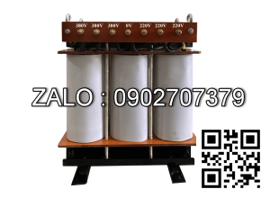 Biến áp tự ngẫu 3P trần 380V/660V-690V 3KVA - Dây Đồng - Nhản hiệu : HANSINCO