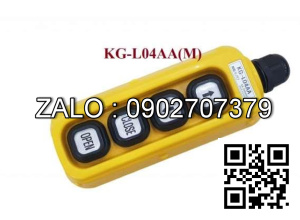 tay bấm điều khiển palang, tời điện loại 4 nút nhấn