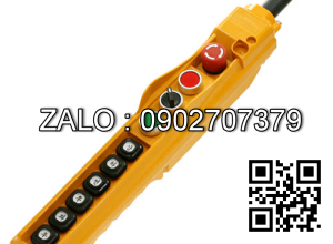 tay bấm điều khiển palang, tời điện loại 6 nút nhấn