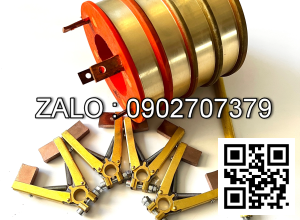 Cổ góp điện 4 vành trượt có kích thước 30 x 80 x 80mm