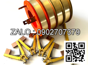 Cổ góp điện 4 vành trượt có kích thước 60 x 140 x 130mm