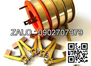 Cổ góp điện 4 vành trượt có kích thước 66 x 160 x 160mm