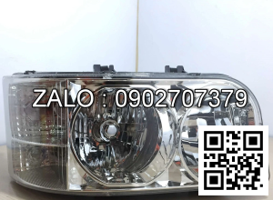 Đèn pha xe tải Jac 15 tấn HFC1253KR1, Trái phải khác nhau, 24V, bóng Halogen
