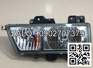 Đèn pha xe tải lắp cho xe thùng JAC, Chiến Thắng 2,5 tấn, xe ben 5 tấn , Loại đèn mặt thủy tinh, xi nhan rời