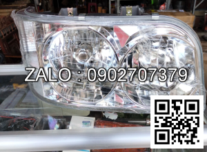 Đèn pha xe tải Jac 15 tấn HFC1253KR1, Trái phải khác nhau, 24V, bóng Halogen