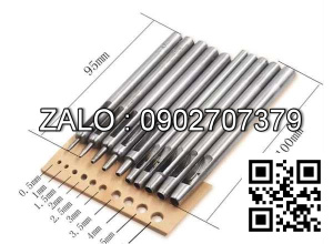 Bộ đục lỗ tròn 10 size 