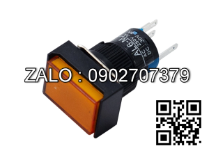 Nút Nhấn Đề Chữ Nhật 220VAC AL6-M Nhấn Nhả Có Đèn