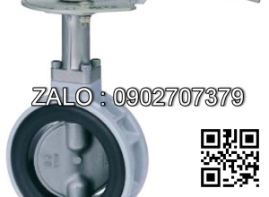 Van bướm nhôm tay gạt DN14