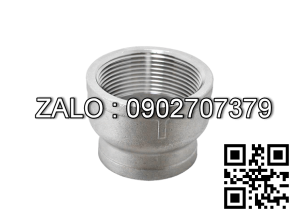 Bầu giảm ren Inox 304 2