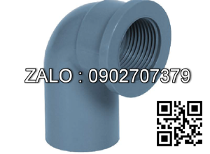 Co điếu ren trong nhựa 1/4