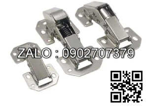 Bản lề bật IVAN 01138.003 NP ken bóng cong nhiều