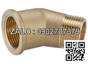 co lơi 45 ren ngoài , ren trong thau 3/8