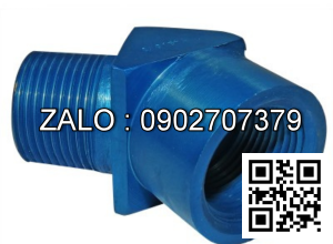 co lơi 45 ren ngoài , ren trong nhựa 1/4