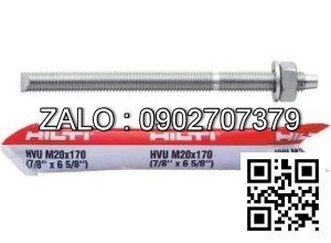 bulong hóa chất HVU M16x125mm