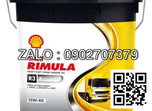 DẦU ĐỘNG CƠ DIESEL CHỊU TẢI NẶNG SHELL RIMULA R3 X 15W40