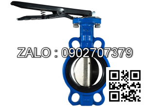 Van bướm tay gạt nhôm Kizt DN10