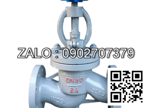 Van cầu ( hơi ) thép mặt bích DN80