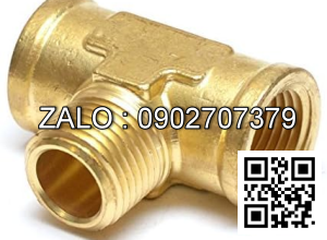 Tê (Tee) 1 ren ngoài , 2 ren trong thau phi 9.6