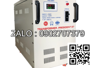 Cách ly 1P 220V/110V 10KVA-Thông Dụng