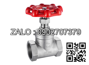 Van cửa ren Inox 201 DN8