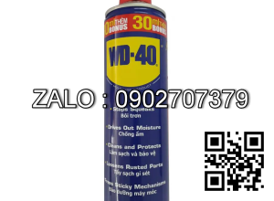 Chai xịt chống rỉ sét, bôi trơn WD-40 412ml
