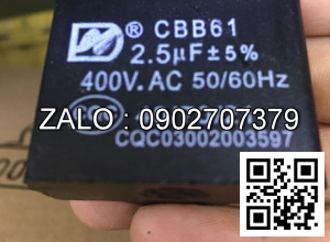 Tụ điện 2,5Mf-400VAC