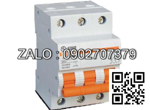 MCB 3P 63A 6kA SC68N/C3063 Sino