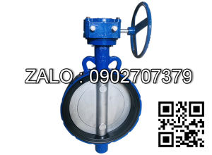 Van bướm tay quay mặt bích DN40