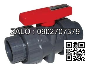 Van khóa nước nhựa tay gạt màu đỏ 21 Tiền Phong