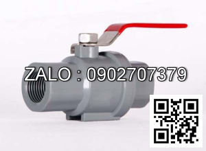 Van khóa nước nhựa răng trong RT tay gạt màu xanh 60 Tiền Phong