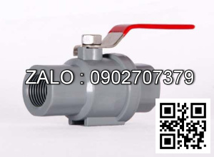 Van khóa nước nhựa răng trong RT tay gạt màu xanh 140 Tiền Phong