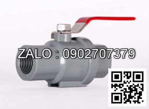 Van khóa nước nhựa răng trong RT tay gạt Inox màu xanh 200 Tiền Phong