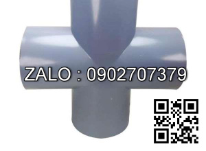 Ống nối nhựa chữ thập 168 Tiền Phong