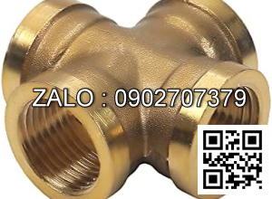 Ống nối thau chữ thập 21