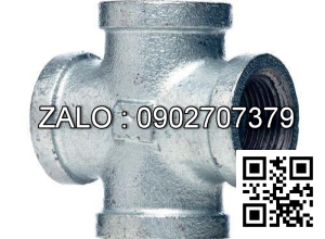 Ống nối thép mạ kẽm chữ thập 21