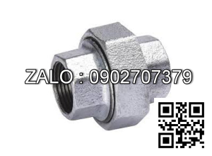 Rắc co thép mạ kẽm ren trong 60