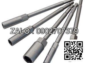 Đầu chụp bulong dài 80mm chuôi lục giác từ 6-14mm