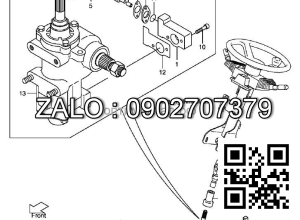 SHAFT, P/N: 281E4-12211, TCM (Truc cua van solenoil danh lai xe nang dien TCM, Model: FB30-8)