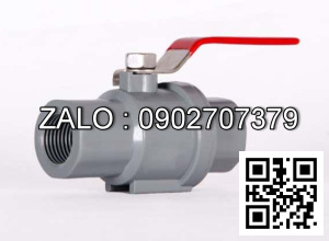Van khóa nước nhựa răng trong RT tay gạt Inox màu đỏ 21 STROMAN