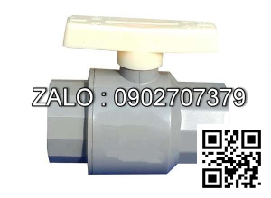 Van khóa nước nhựa tay gạt nước nhựa màu trắng 90 STROMAN